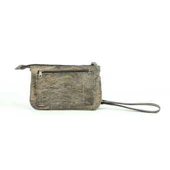 American West Southern Style Wristlet  - Charcoal Brown #2